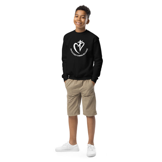 Do Everything in Love Youth Sweatshirt