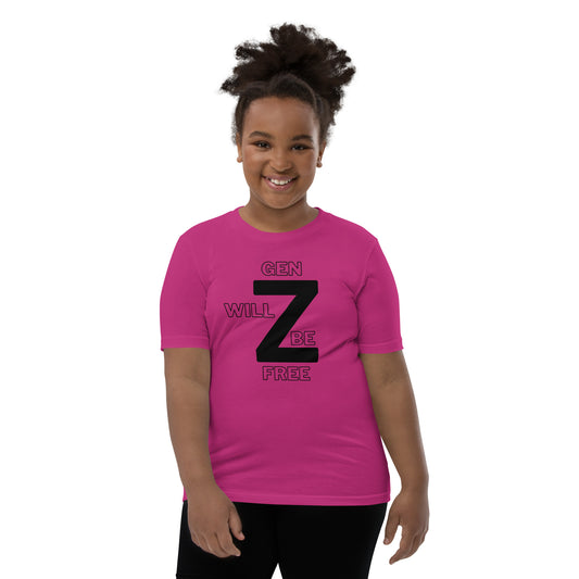 Gen Z Will Be Free Youth Short Sleeve T-Shirt